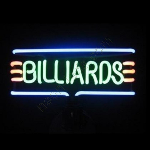 Billiards stripe neon sculpture Billiards stripe neon sculpture