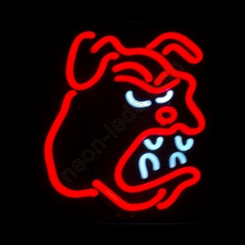 Bulldog neon sculpture Bulldog neon sculpture