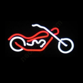 Chopper III neon sculpture