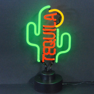 Tequila Cactus Neon Sculpture