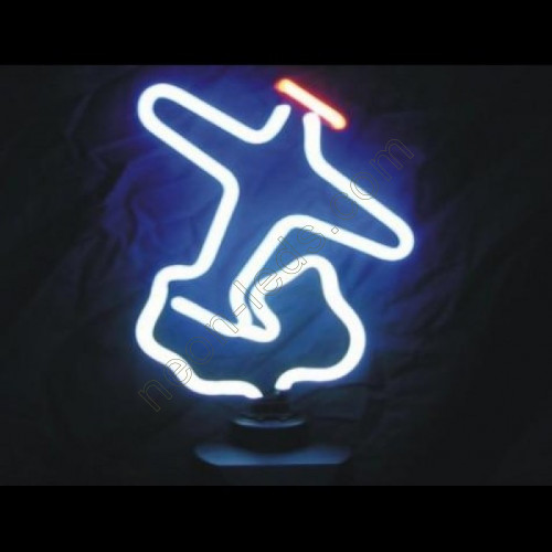 Airplane neon sculptures Airplane neon sculptures