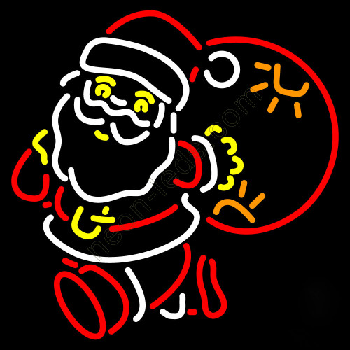 Santa Claus Neon Sign Giant Santa Claus Neon Sign Giant