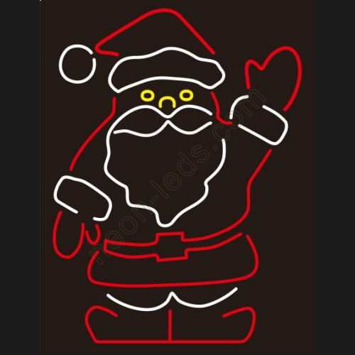 Santa Claus Neon Light Sign Santa Claus Neon Light Sign